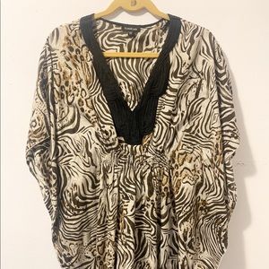 Bebe Animal Print Tunic